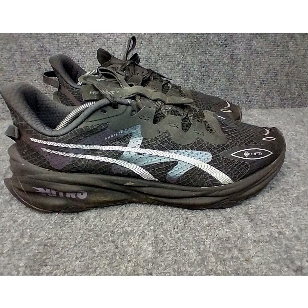 Puma Fast-Trac Nitro 3 Men 11.5 Black Gore-Tex Trail Running Shoes 379794-01